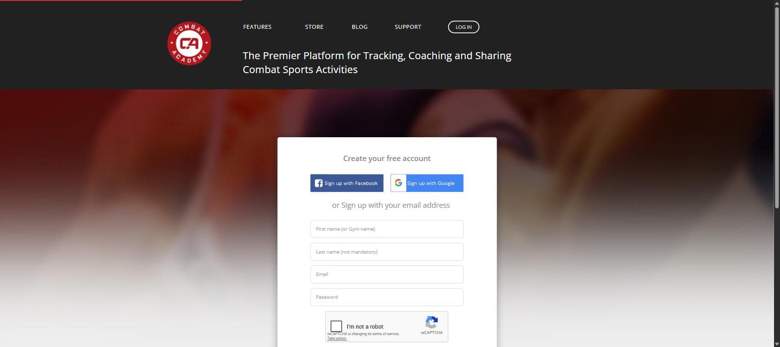 A Sports Coaching & Community Platform for Combat Academy