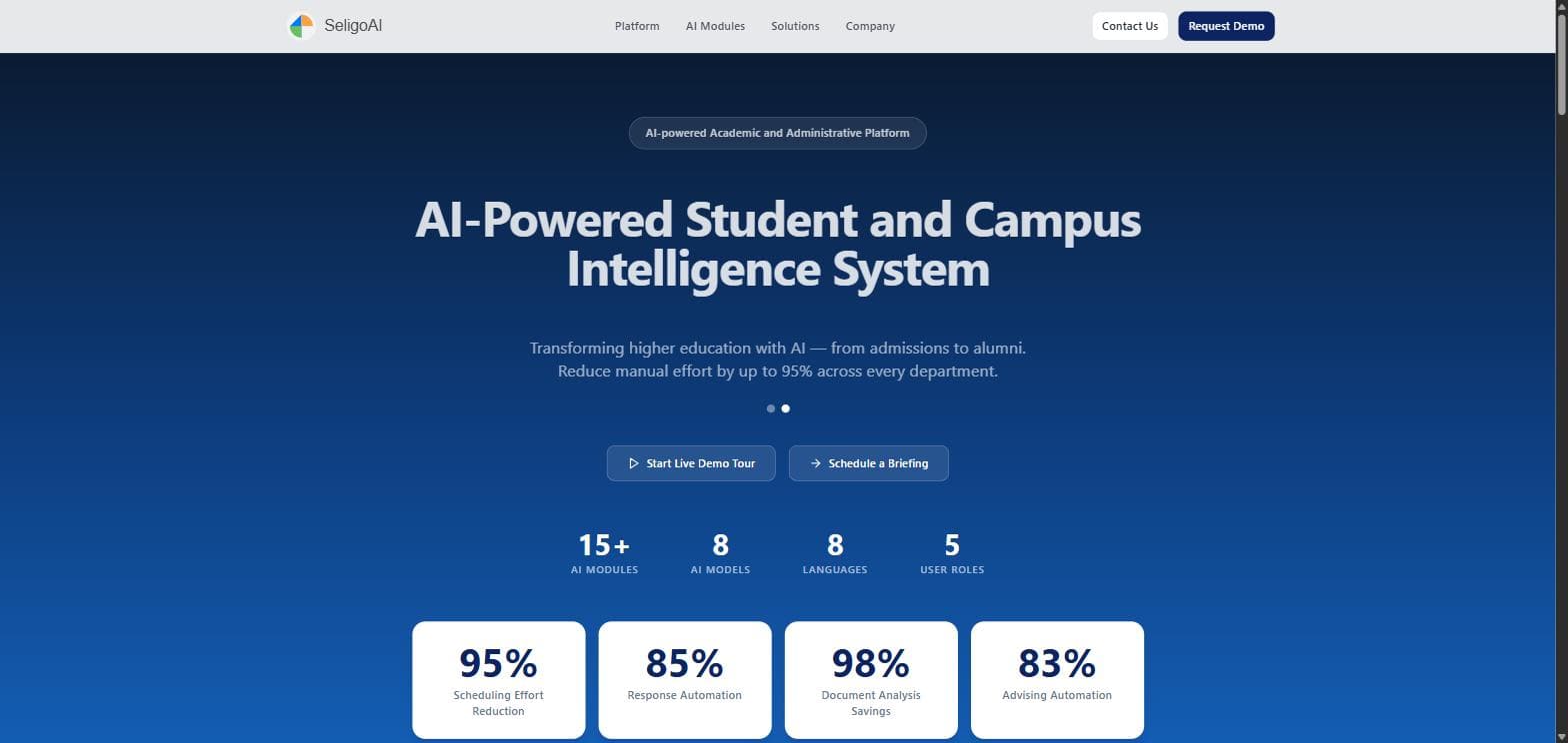 An AI-Powered Campus Intelligence System for SeligoAI
